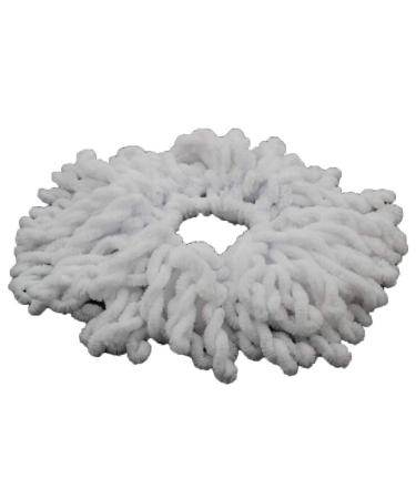 Lrwey hair band flexible rubber band simple hijab volume gum large hair loop headgear hair tie hair tie white