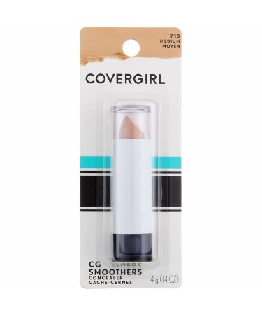 CoverGirl Smoothers Concealer Medium 715 - Pack of 4, 0.14 oz Each | 0.56 oz Total - Buy Online on GoSupps.com