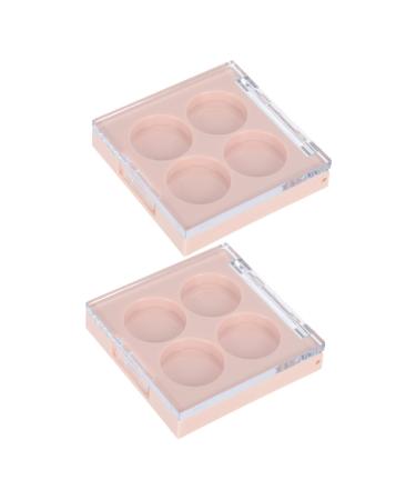 Didiseaon 2 Pcs Practical Cosmetics Storage Trays Eyeshadow Lipstick Sub Package Bins