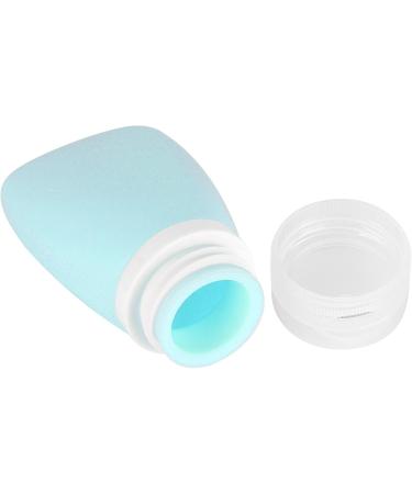 TOPINCN Travel Bottle Food Grade Silicone Empty Bottle for Facial Cleanser Shampoo Conditioner Lotion 60ml Capacity (Green) - Buy Online on GoSupps.com