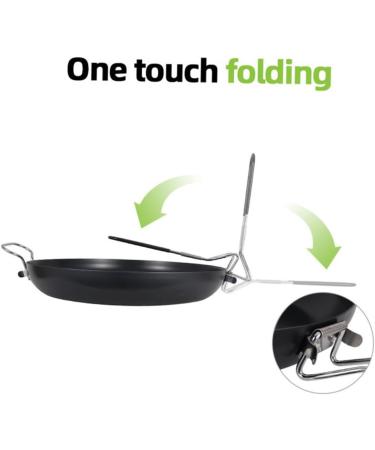 Zerodeko 9 Inch Fry Pan 2pcs 9 Frying Pan Iron Water Cup Metal 9 Inch Skillet 43.5X24X4.9CMx2pcs Blackx2pcs - Buy Online on GoSupps.com