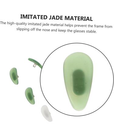 Buy 3 Pairs of Clear & Sunglasses with Imitated Jade Nose Support Slipproof & Transparent Glasses for Ultimate Comfort - Buy Online on GoSupps.com