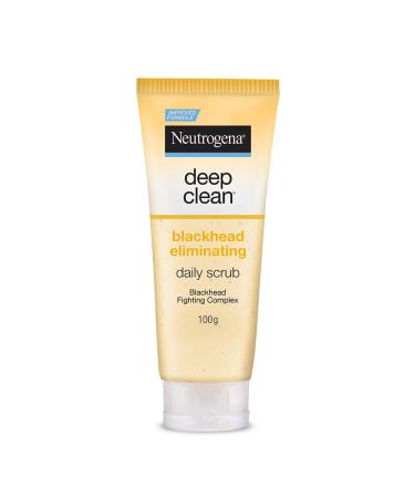 Deep Clean Scrub Blackhead Eliminating Daily Scrub For FaceGentle Exfoliation. Smooth and Clear Complexation 100% Botanical Extracts| Suitable for All Skin -100g