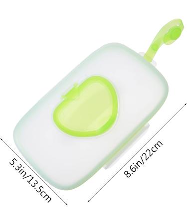 MILISTEN Wet Wipes Dispenser Box - Travel-Sized Baby Wipe Container in Green - Keep Wipes Fresh On the Go - Buy Online on GoSupps.com