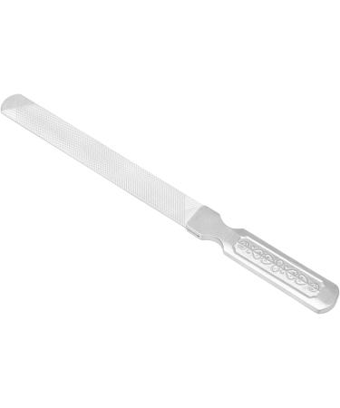 MISNODE Nail File Stainless Steel Double Sided Nail File Metal File Buffer Fingernails Toenails Manicure Pedicure Tools for Salon Home - Buy Online on GoSupps.com