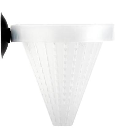 SENZEAL Aquarium Live Red Worm Fish Feeder - Plastic Cone Cup Shape Basket Feeder - Buy Online on GoSupps.com