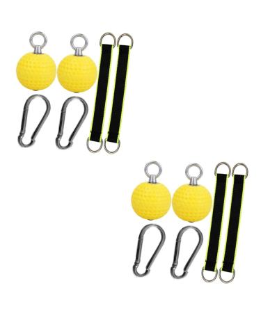 Frcolor 2 sentences grip training ball grip trainer angle 90 handles door clamp ba balls grip landmine handle fat handles stainless steel finger power fitness ball on the wrist