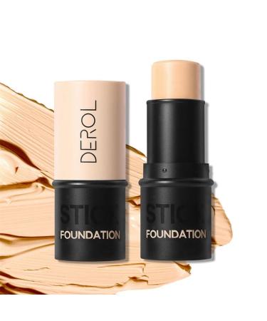 WAITLOVER DEROL Concealer Foundation Stick Oil Natural bb Foundation Hydration Moisturizing Liquid Cre Long Lasting V1C7 Insulation 02 7 g Pack of 1