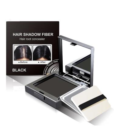 Hair Root Concealer-New Type Hairline Powder Root Touch Up Powder Instantly Cover Up Gray Hair Root Fiber 12g Darkbrown dark brown