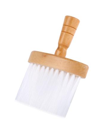 Premium Wooden Hair Duster Brush - Soft Neck Brush for Hairdressers | Ideal for Precise Hair Cleaning & Styling - Buy Online on GoSupps.com
