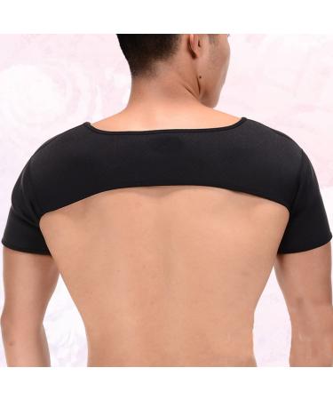 FRCOLOR 2pcs SBR Shoulder Support Brace - Breathable Double Shoulder Strap for Pain Relief - Black - Buy Online on GoSupps.com