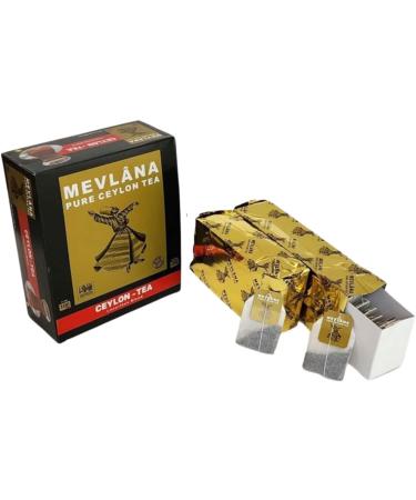 Mevlana Pure Ceylon Tea 200g - 100 Tea Bags - Luxurious Blend - Packed in Sri Lanka - Buy Online on GoSupps.com