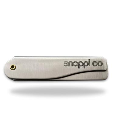 Snappi Co Metal Folding Beard Comb | 304 Stainless Steel Pocket Comb for Men for Beard Grooming Hair Styling & Moustache Care | Compact Flip Comb Portable Mens EDC Accessories | Includes Gift Box - Buy Online on GoSupps.com