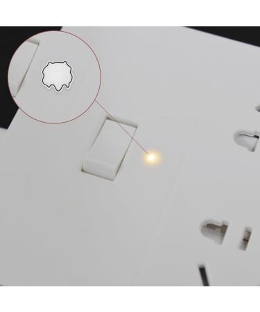 HOLIDYOYO LED Light Blocking Stickers 6Pcs Light Dimming LED Filters Dimming Sheets for Routers LED Covers BlackoutWhite - Buy Online on GoSupps.com