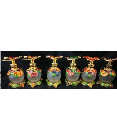 DFJOENVLDKHFE Perfume Bottle Empty Frosted Glass Essential Oil Bottle Refillable Empty Jewelry Decoration Crystal Bottle (Color : Green bottle) - Buy Online on GoSupps.com