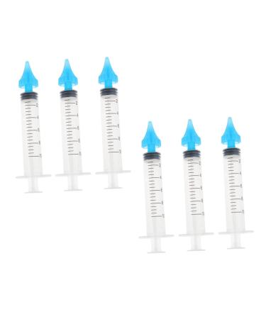 NOLITOY 6pcs Ear Wax Flusher Tool for Ear Cleaning Includes Precision Nozzle for Safe Wax Removal Flared Design Prevents Over-Insertion