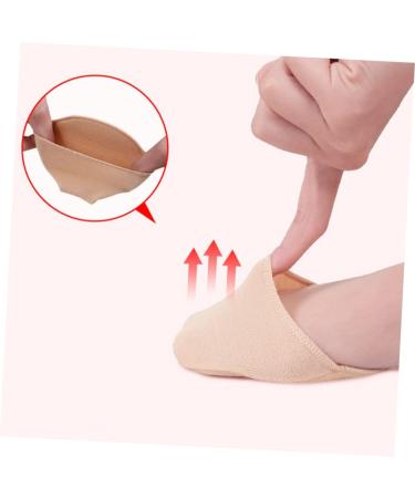 FRCOLOR 8 Pairs Forefoot Socks Toe Tip Socks for Women Boots for Women with Heel High Heel Sandals for Women Toe Topper Socks Half Toe Socks High Heel Sponge Summer - Buy Online on GoSupps.com