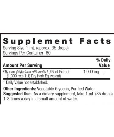  Nordic Omegas Natural's Answer Valerian Root Liquid Extract 60 ml 30 ml - Buy Online on GoSupps.com