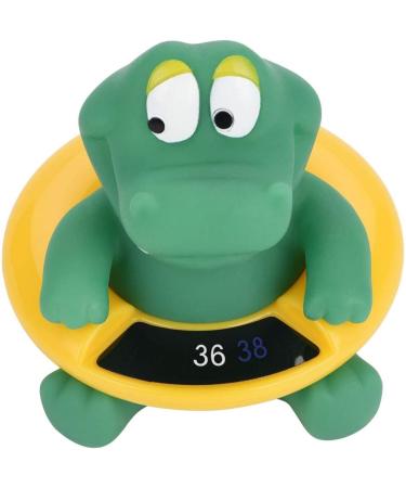 Water Temperature Compact Floatable Infant Bath Thermometer LED Display Baby Time Thermometer Bath Tub for Baby(Green Crocodile) - Buy Online on GoSupps.com