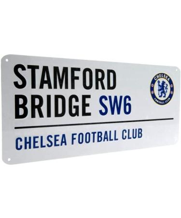 Chelsea Football Club Metal Street Sign - Stamford Bridge Home Decor | International Shipping Available - Buy Online on GoSupps.com