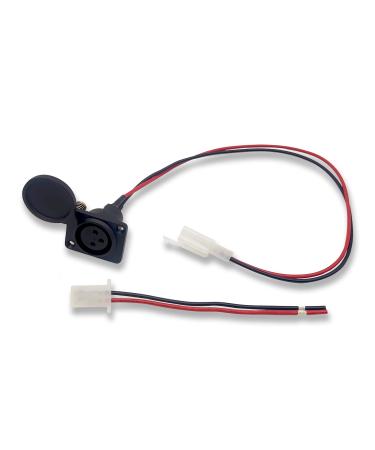 GLDYTIMES XLR Charging Port Socket for EVO 500 800 Razor MX500 650 Izip Schwinn E Scooter w/Free Compatible Connector & Cable - Buy Online on GoSupps.com