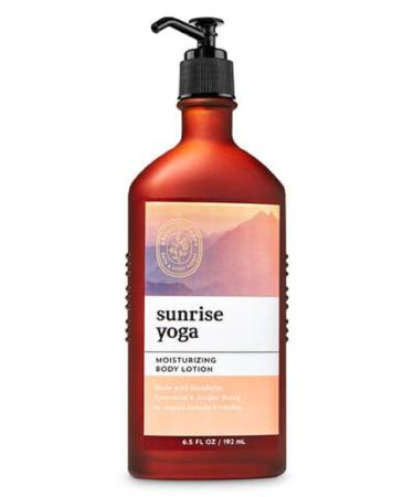 Bath and Body Works Aromatherapy Lotion Sunrise Yoga 6.5 Ounce Glass Pump Bottle - Buy Online on GoSupps.com