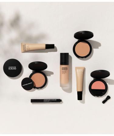 Annemarie B rlind Teint Effective Natural Beauty Compact Powder - Vegan Hydrating Powder with Hyaluron Blue Light & Fine Dust Protection - 9g Beige - Buy Online on GoSupps.com