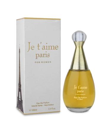 META-BOSEM Je t'aime Paris Perfume for Women Eau de Parfum Natural Spray Girl's Fragrance - Fresh Feminine Scent - Holiday Gift - for All Day Use - a Classic Bottle 3.4 Fluid Ounce/100Ml Je t'aime Paris 3.4 Fl Oz (Pack of 1) - Buy Online on GoSupps.com