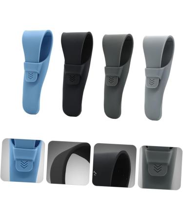 Frcolor 4-Piece Leather Razor Travel Case | Silicone Cosmetic Bag for Shavers | International Shipping Available - Buy Online on GoSupps.com