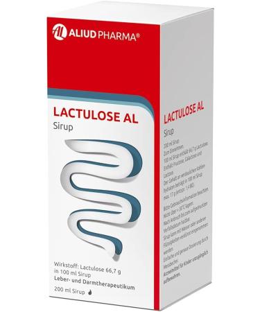 ALIUD PHARMA Lactulose AL Syrup 200 ml - Effective Osmotic Laxative for Constipation Relief | International Shipping Available - Buy Online on GoSupps.com