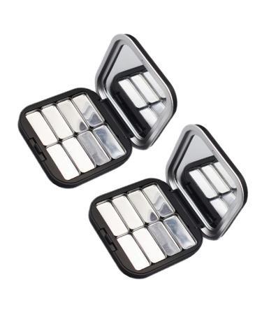 Beaupretty 2pcs Empty Eyeshadow Makeup Palette Empty Lipstick Palette for Eyeshadow Lipstick Blush Powder (As Shown3)