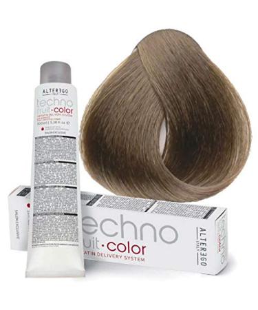 Technofruit Color 7/71 Mittelblond Braun Asch 100ml, 7/71 brown ash