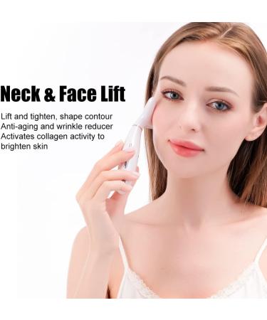 Anti Wrinkle Face & Neck Massager Device with 3 Color Modes - Skin Firming & Sculpting Tool for Smooth, Tight Skin - White - Buy Online on GoSupps.com