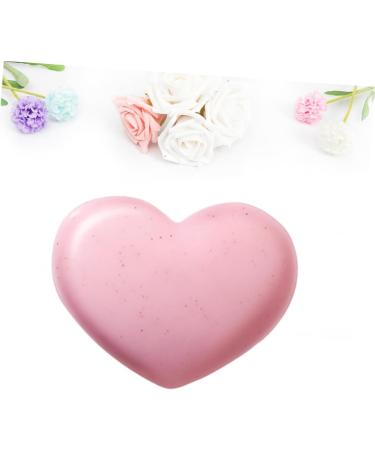 TOVINANNA Handmade Soap Heart Shape Soap Cleansing Soap Pink Heart-shaped Bath Soap - Buy Online on GoSupps.com