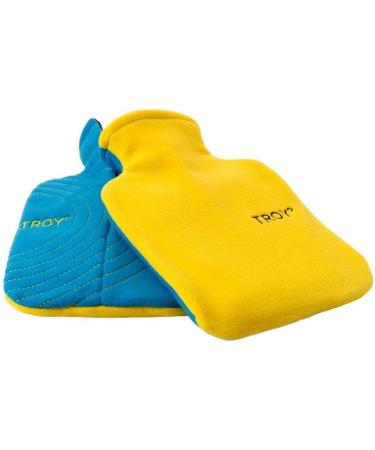 TROY Safe Hot Water Bottle Dual Color (Blue/Yellow) | Long-Lasting & Fast Heating Comfort | Ideal for International Shipping - Buy Online on GoSupps.com