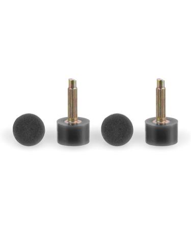 HARFINGTON 6 Pairs TPU High Heel Tips - Replacement Tap Caps for Women | 3mm Thick 10mm Round Heel Repair Caps in Black & Gold Tone | Durable High Heel Protectors for International Shipping - Buy Online on GoSupps.com