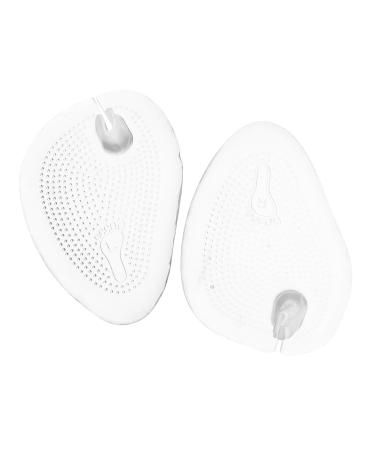 1 Pair Flops Insole Shoe Insoles Forefoot Pad of Foot Cushions Forefoot Cushion Flip-Flops Toe Gel Insoles Gel Shoe Inserts Flip-Flops Metatarsal Pads Forefoot Flops Pad White