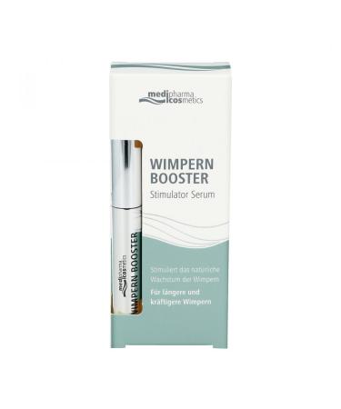 Medipharma Cosmetics Eyelash Booster Serum - Natural Silicon & Paraben Free - Best Lash & Eyebrow Growth Enhancer for Fuller Thicker Healthier Lashes - Buy Online on GoSupps.com