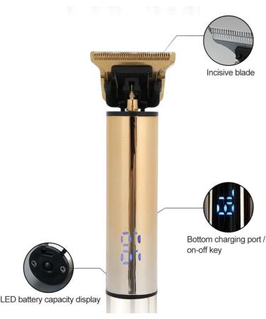 Professional Gold Hair Clipper - Ultra Short Pitch Electric Hair Clipper for Salons & Stylists | Shop Now - Buy Online on GoSupps.com