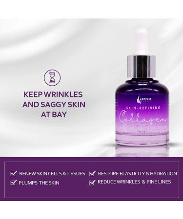 Zone - 365 Vitamin C Serum & Collagen Serum Bundle - Anti-Aging Combo Pack - USA Made Skincare - Buy Online on GoSupps.com