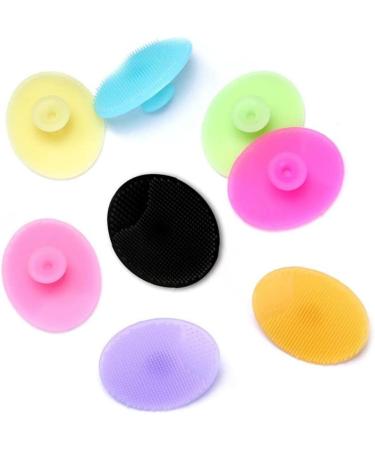 1 Pack Face Scrubber Soft Silicone Cleansing Brush Face Exfoliator Blackhead Pore Pad Cap Face Wash Brush for Deep Cleaning Skin Care Blue - Buy Online on GoSupps.com