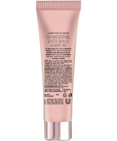 Lakme 9 to 5 Complexion Care CC Cream Almond 30g - Buy Online on GoSupps.com