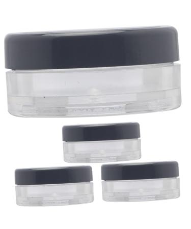 Beatifufu 4pcs Powder Box Makeup Travel Containers Face Blusher Containers Travel Accessories Box