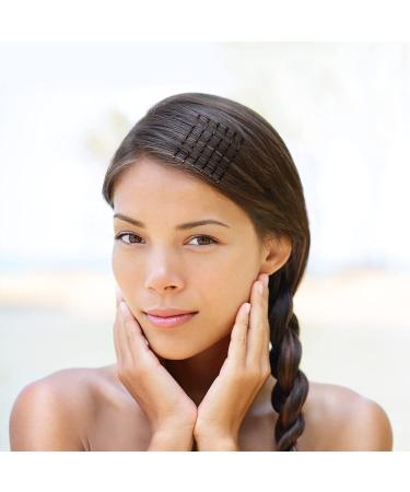 Minihope Bobby Pin Hair Pins - Crimped Black and Brown 2 Inches - 120 Count - Buy Online on GoSupps.com