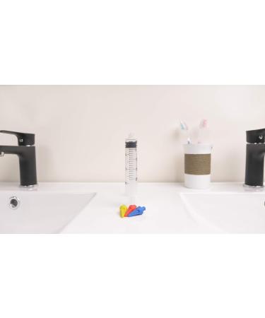 Wellys Ear Cleaner Set - Ear Rinse & Syringe with 3 Silicone Attachments for Effective Earwax Removal - Multi-Coloured One Size - Buy Online on GoSupps.com