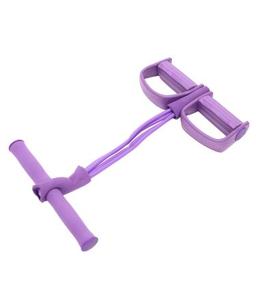 BESPORTBLE Pedal Tensioner Pedal Tension Rope Yoga Pedal Puller Sit up Tension Rope Pedal Resistance Band Yoga Pedal Pull Rope Gym Rope Purple Fitness Elastic Band TPR Multifunction