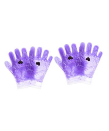 Healeved 2 Pairs Hand Wax Set Foot Wax Set Gel Spa Masks Hand Foot Care Tools Hand Care Gloves Spa Paraffin Cover Heated Mittens Paraffin Wax Bath Gloves Pebble Slippers Japanese Parcel