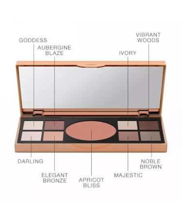 M. Asam Magic Finish Eyeshadow Palette - 8 Pigmented Shades with Blush | Makeup Set for All Ages & Skin Types - Buy Online on GoSupps.com