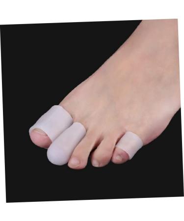 20 Pcs Silicone Gel Toe Sleeves & Caps - Big Toe Protectors | Toe Cover & Splints for Pain Relief - Buy Online on GoSupps.com