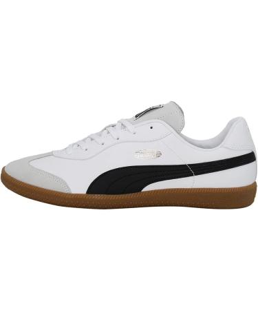 PUMA Unisex King 21 IT Soccer Shoe - Size 43 EU | Puma White & Black Gum - Shop Internationally - Buy Online on GoSupps.com